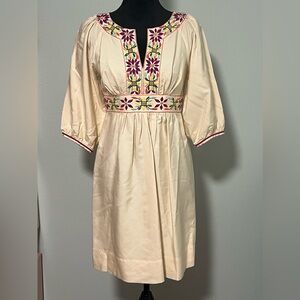 SHOSHANNA 100% Silk Embroidered Dress - 4